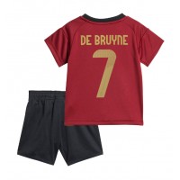 Dětský Fotbalový dres Belgie Kevin De Bruyne #7 ME 2024 Domácí Krátký Rukáv (+ trenýrky)